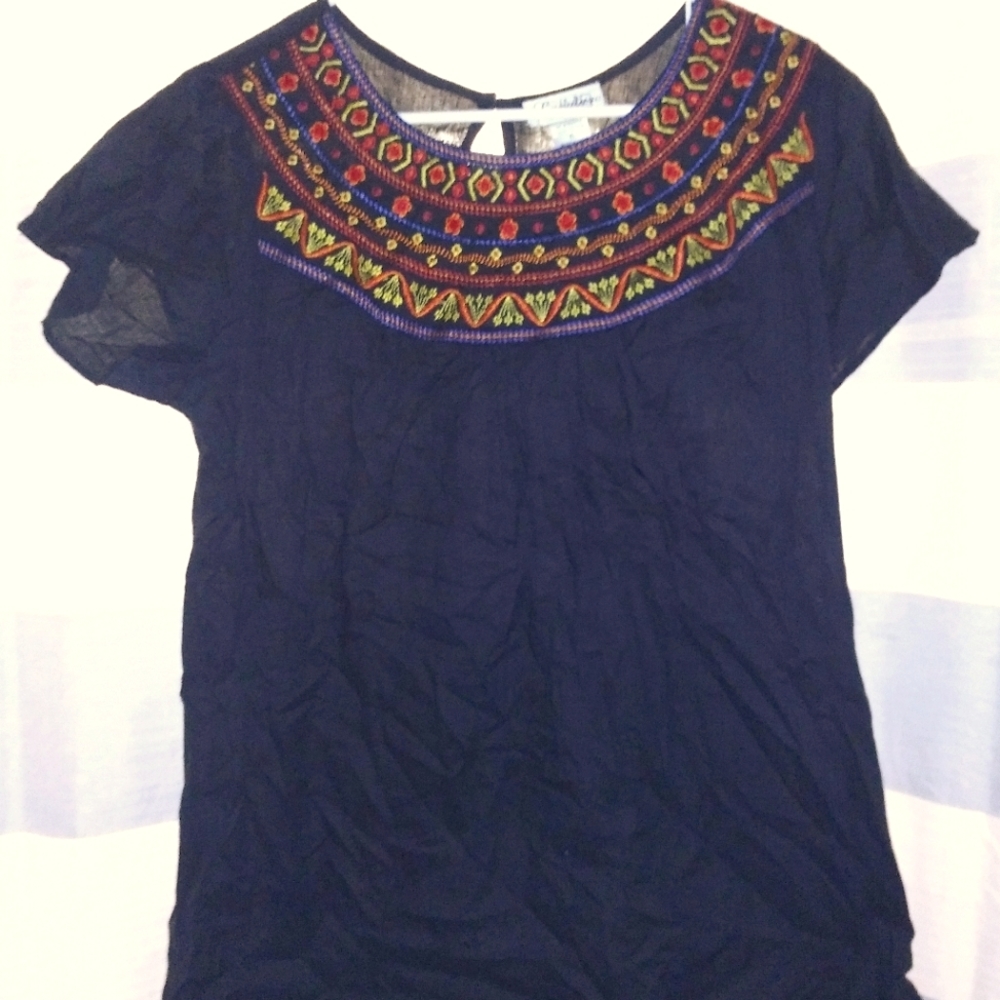 Black Dressy Signature AMD XL Shirt